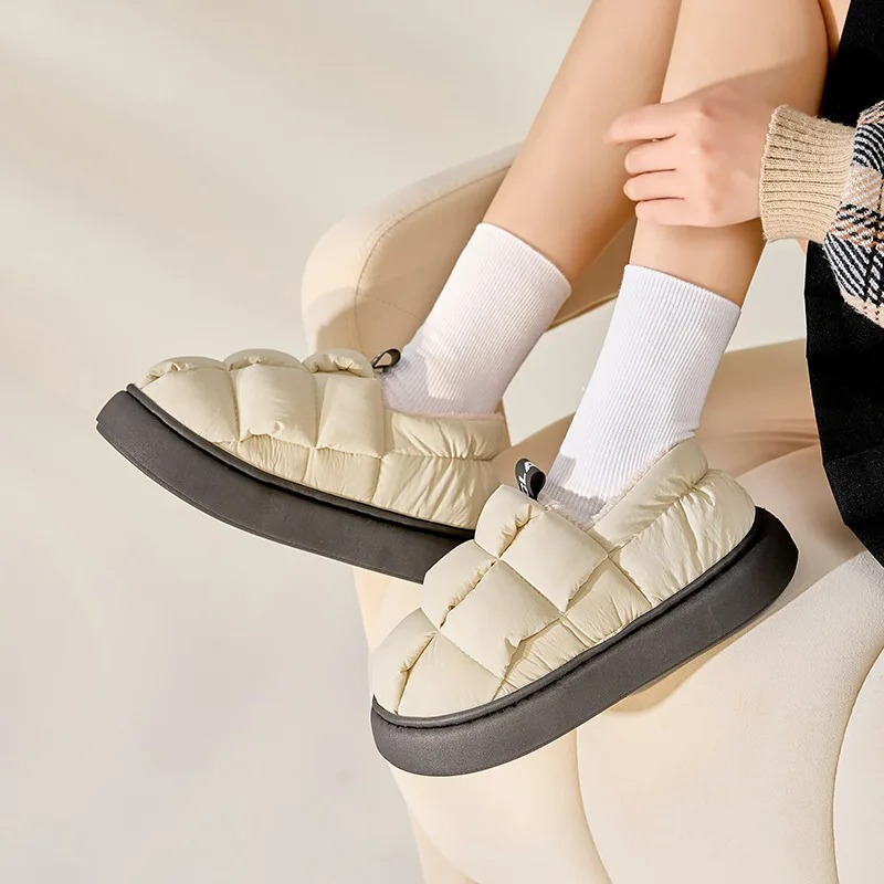 Women Shoes Waterproof - Kadınlar İçin Kışlık Kürklü Ayakkabılar, Erkekler