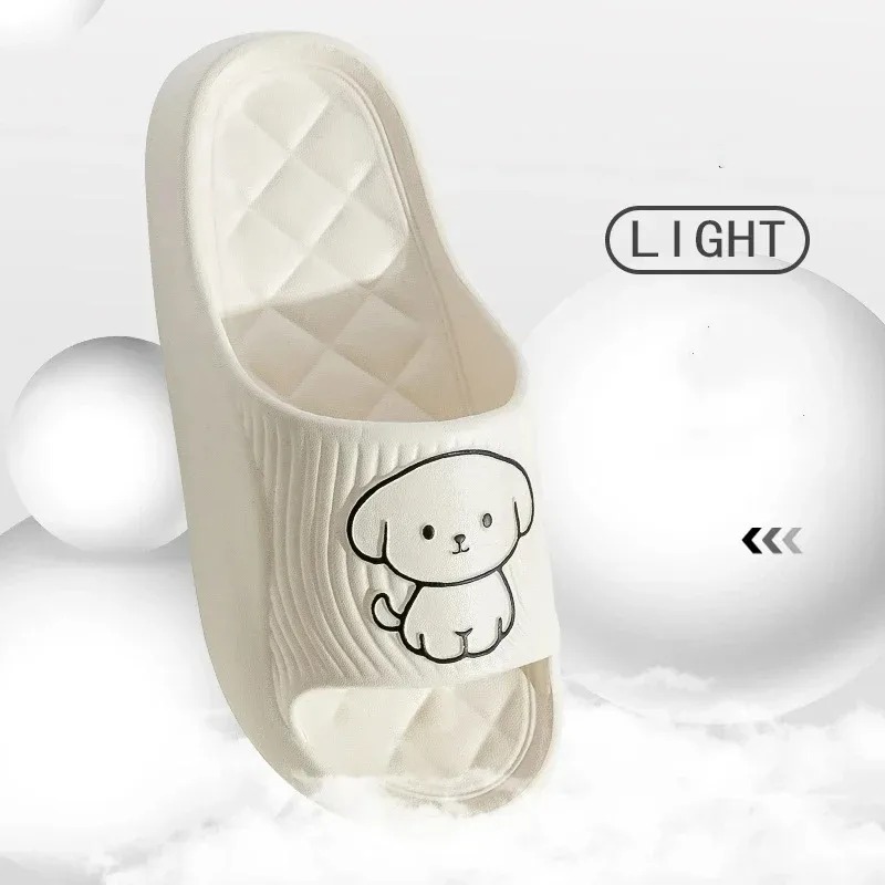 Women Shoes Wedges - Sevimli Karikatür Terlik Banyo Terliği Bulut
