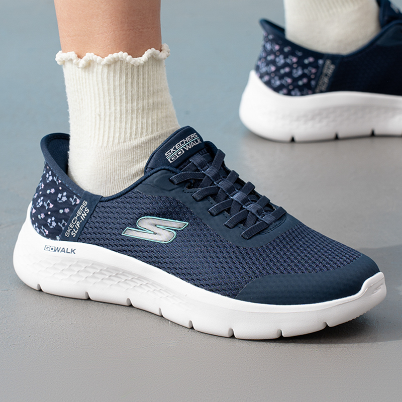 Women Shoes Hong Kong - Skechers 125525-NVY Kadın Slip-On Eller Serbest