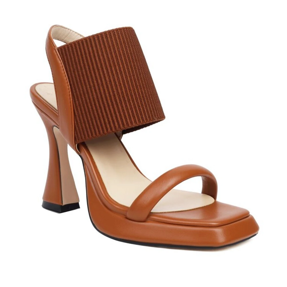 Women Shoes Waterproof - Kadın Sandalet Lüks Tasarımcılar Elastik Bant