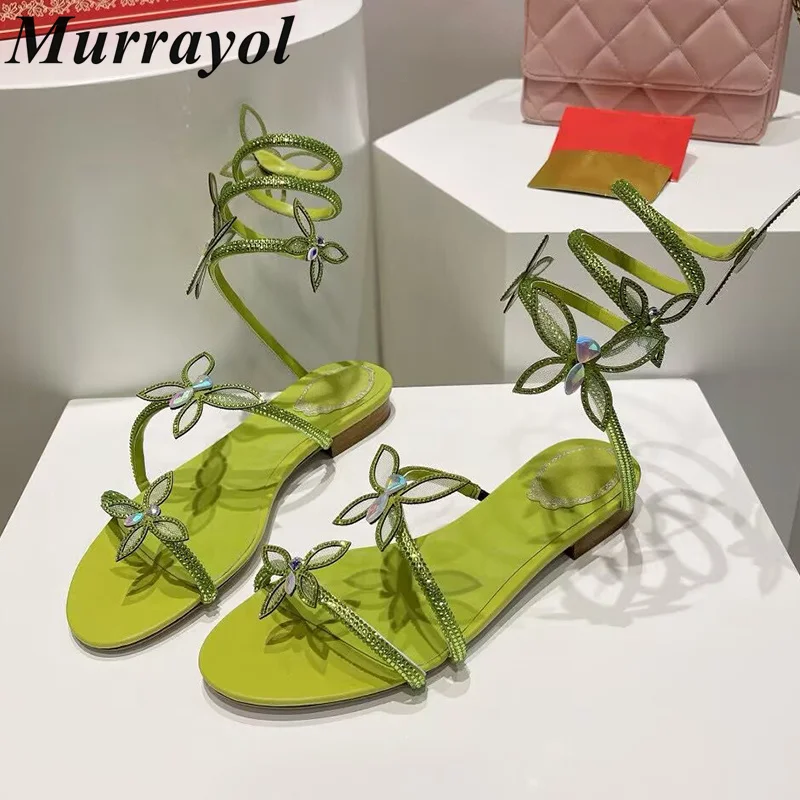 Women'S Shoes Size 12 - Yılan Şekilli Elastik Kayış Sandalet Kadın