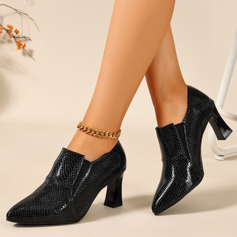 Women'S Shoes Chelsea - Sonbahar Kadın Yüksek Topuklu Ayakkabıları Zarif