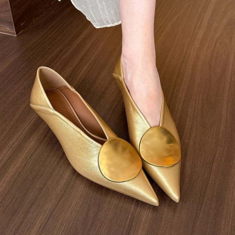 Women Shoes With Heels - 2025 İlkbahar Yaz Sivri Burunlu Ayakkabılar