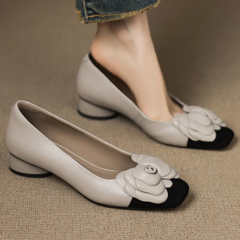 Women Shoes With Heels - Büyük beden 34-41 kadın koyun derisi