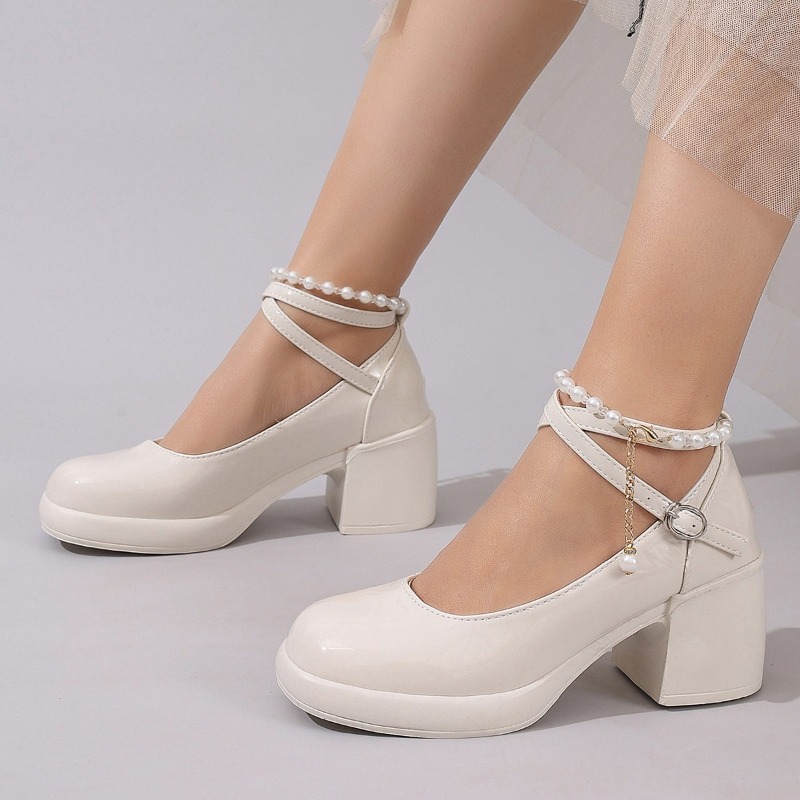 Women Shoes With Heels - Yeni Kadın Pompaları Ayakkabı Moda Çapraz