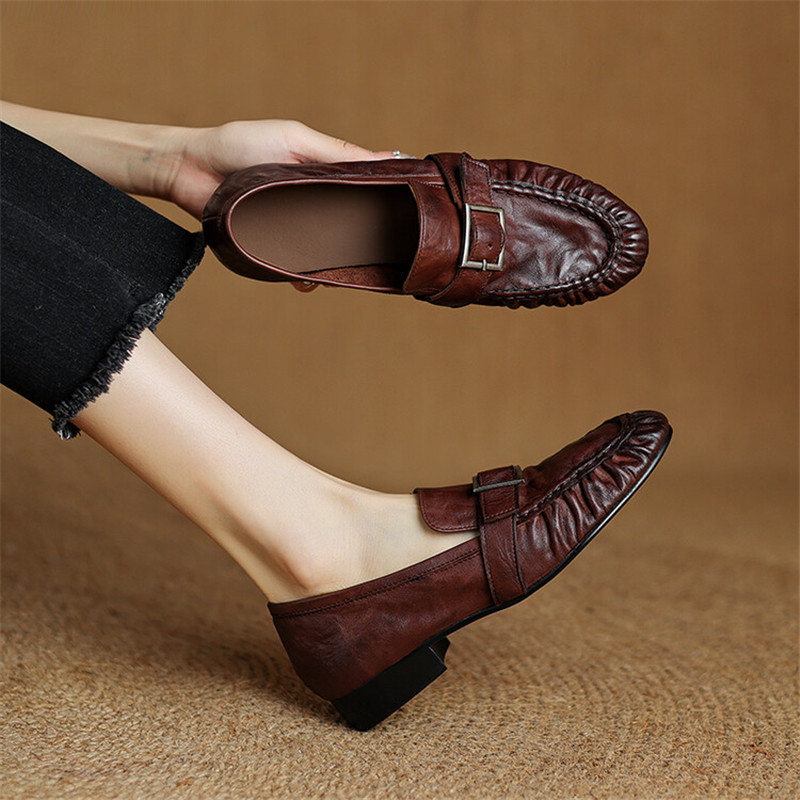 Women Shoes With Heels - Yeni sonbahar hakiki deri kadın pompaları