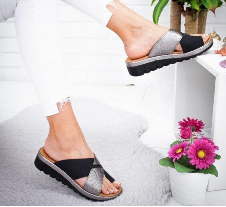 Women'S Shoes For Bunions - Kadın Ayakkabı Terlik Ortopedik Bunyon Düzeltici