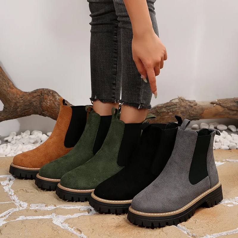 Women'S Shoes Chelsea - 2025 Kış Yeni Kadın Botları Rahat