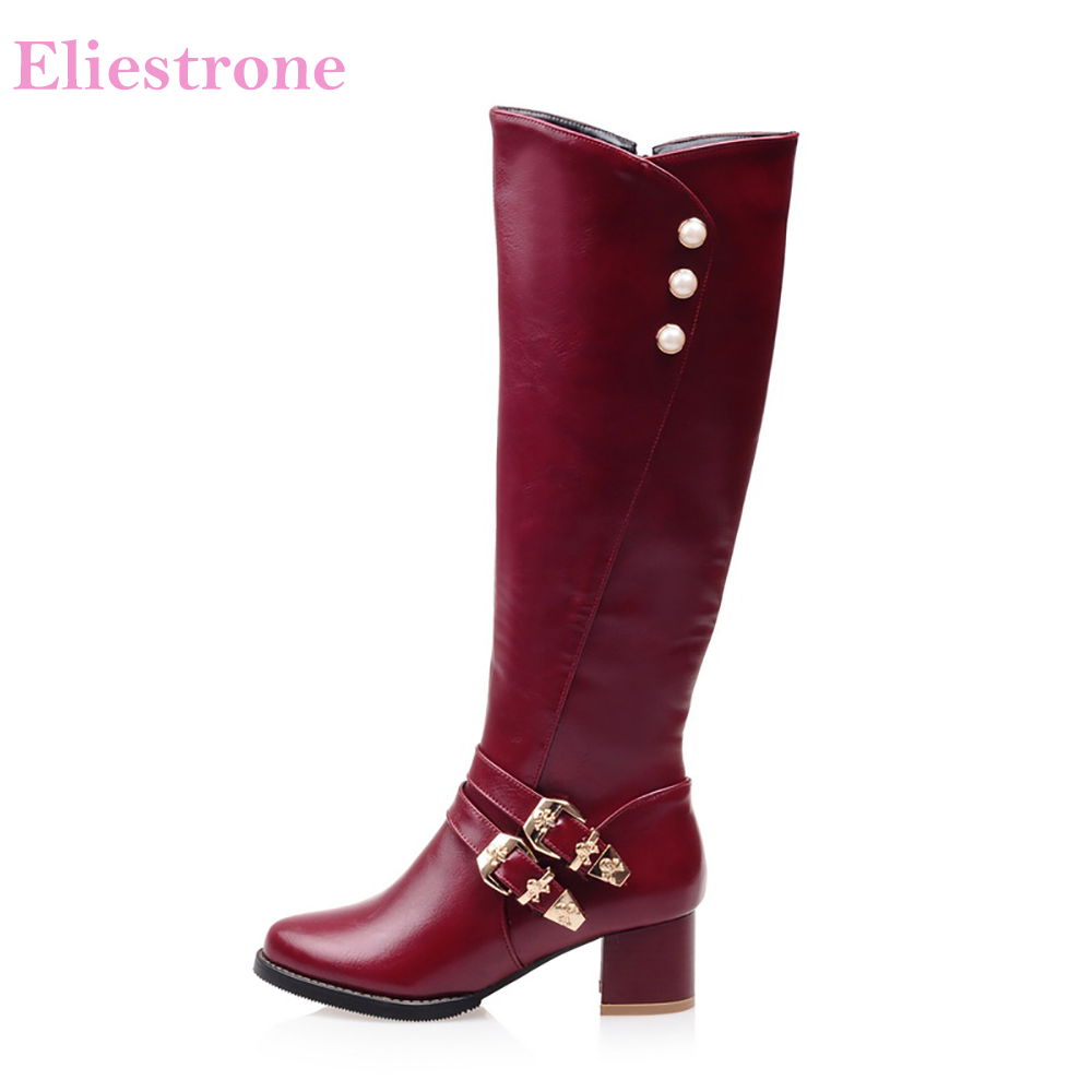 Women'S Shoes Size 12 - Marka yeni moda kırmızı siyah kadın