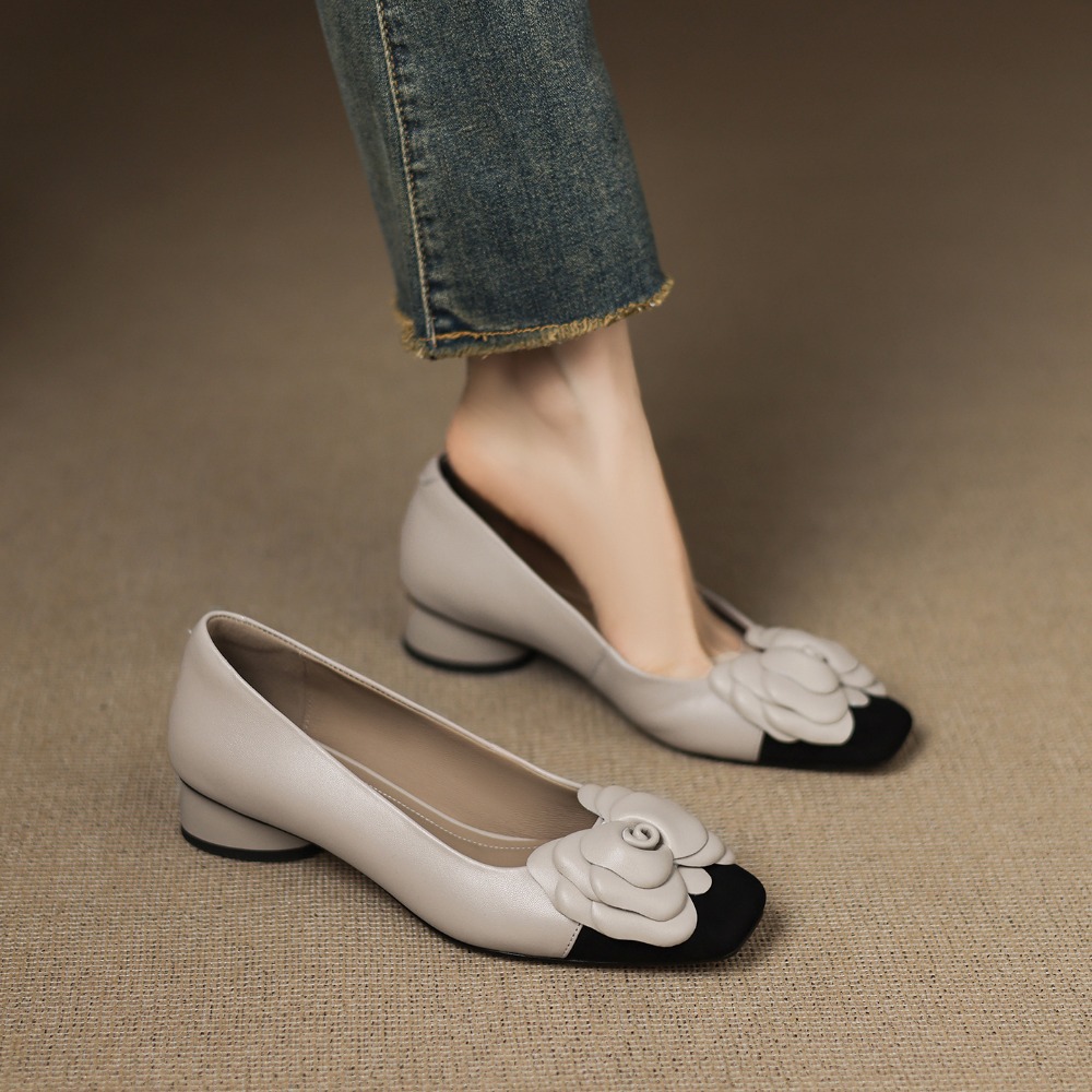 Moda Çiçek Desenli Tek Ayakkab - Women Shoes With Heels incelemesi ve fiyatı