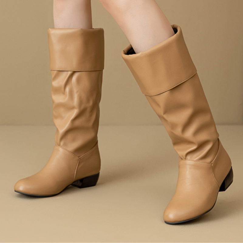 Diz Üstü Katlı Pileli Sonbahar - Women Shoes Waterproof incelemesi ve fiyatı