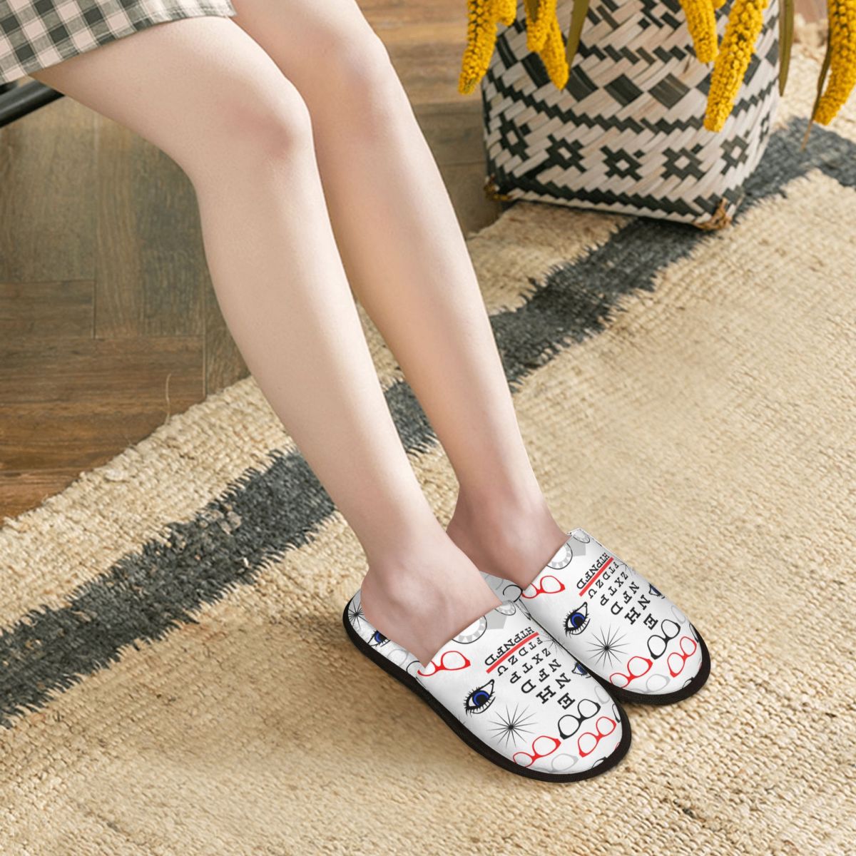 Özel Baskı Kadın Snellen Göz T - Women Shoes Chart Size incelemesi ve fiyatı
