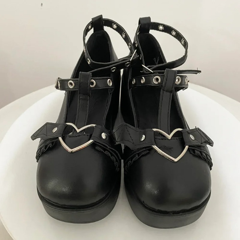 Yeni Tatlı Kalp Toka Takozlar  - Women Shoes Wedges incelemesi ve fiyatı