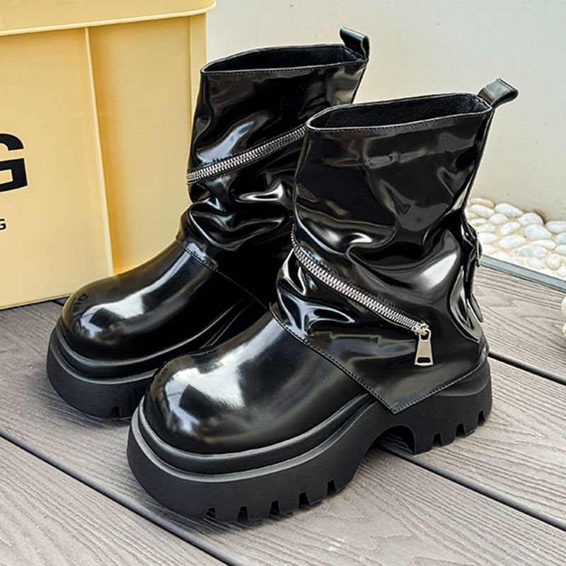 Moda Platform Deri Ayakkabılar - Women'S Shoes Chelsea incelemesi ve fiyatı