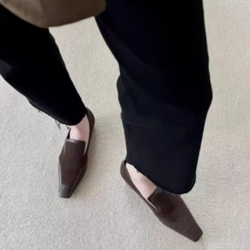 Retro Kare Burun Derin Ağızlı  - Women Shoes With Heels incelemesi ve fiyatı