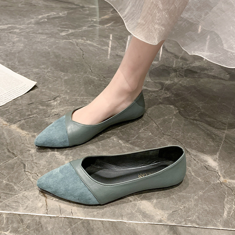 Kadınlar için düz siyah deri a - Women Shoes Wedges incelemesi ve fiyatı