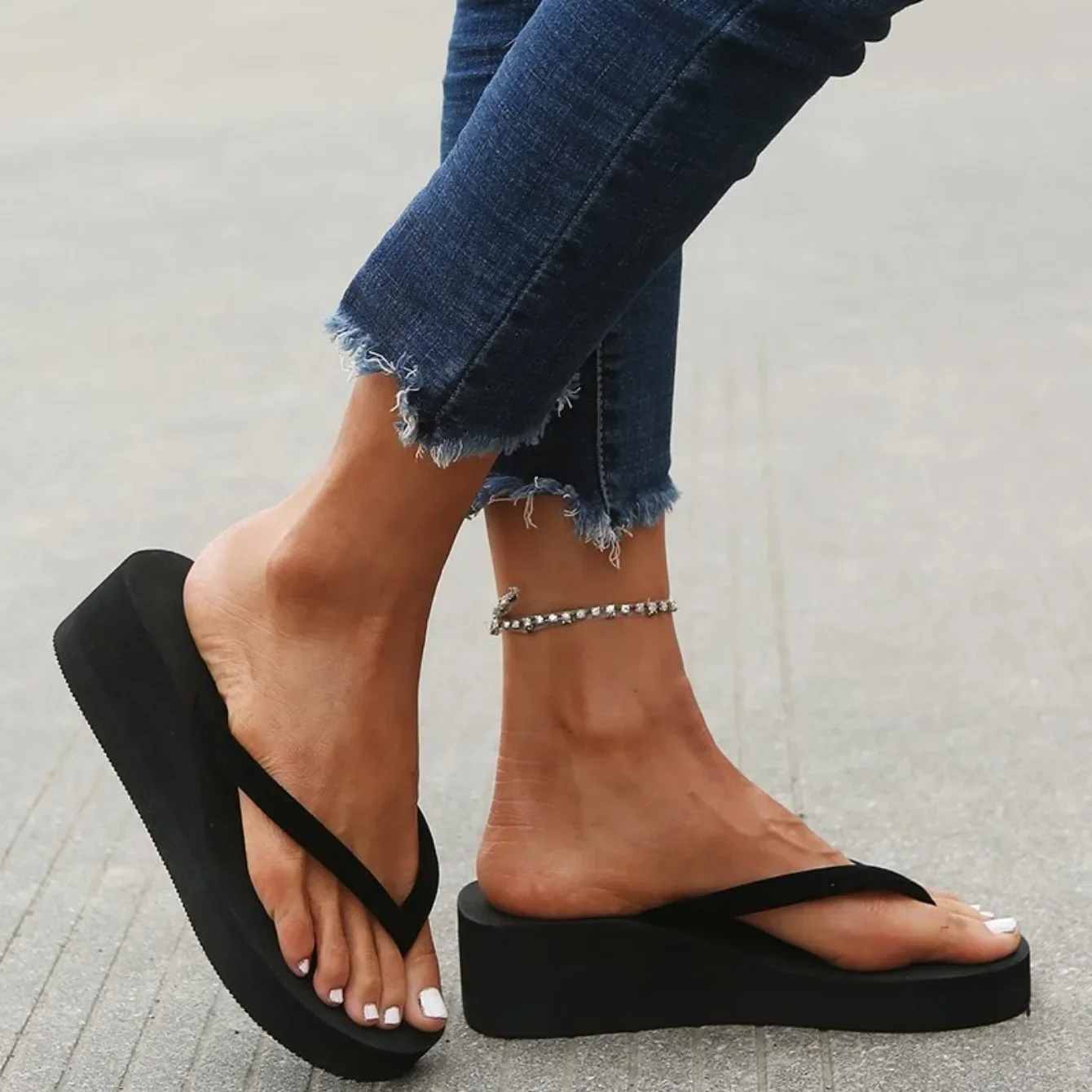 Terlik Yazlık Ayakkabılar Kadı - Women Shoes Wedges incelemesi ve fiyatı
