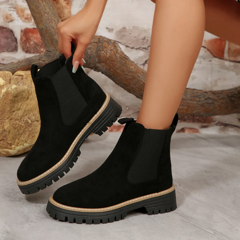 2025 Kış Yeni Kadın Botları Ra - Women'S Shoes Chelsea incelemesi ve fiyatı
