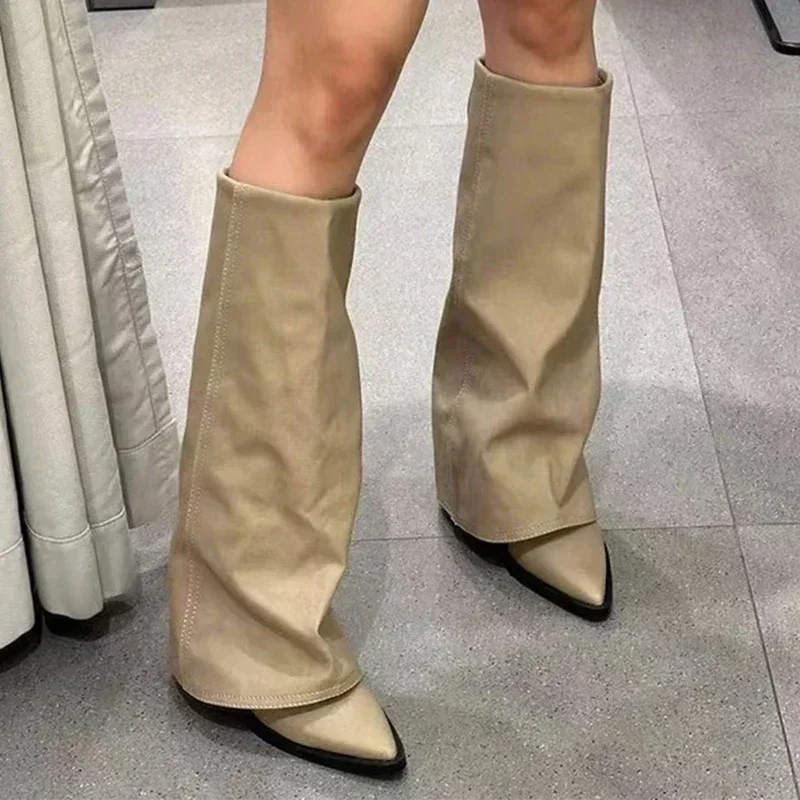 Kadın Botları Diz Üstü Topuklu - Women'S Shoes Chelsea incelemesi ve fiyatı