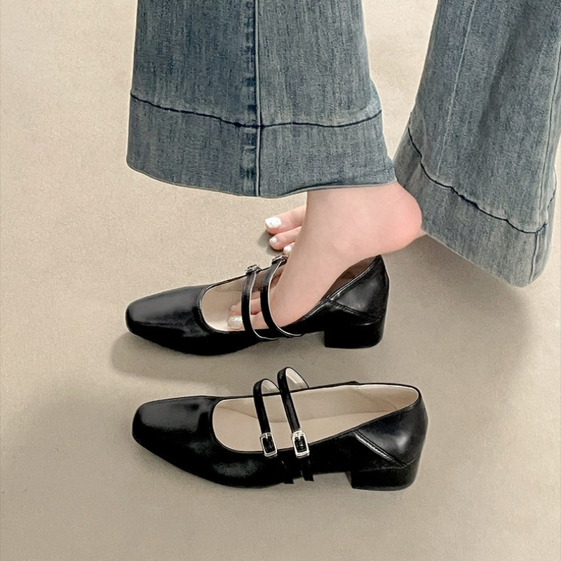 Kare Burunlu Düşük Topuklu Kad - Women Shoes With Heels incelemesi ve fiyatı