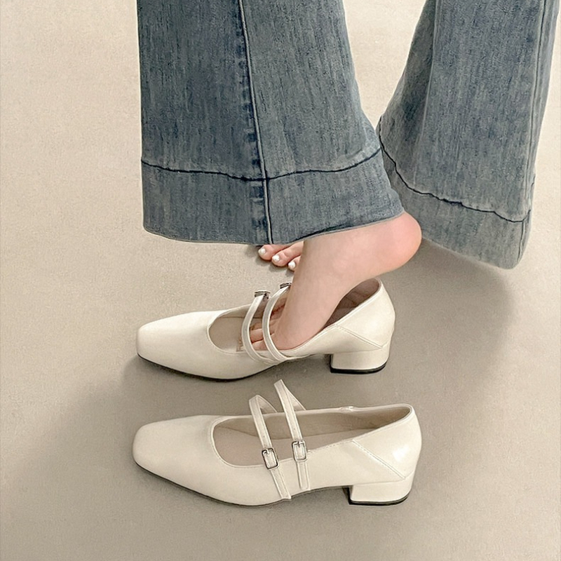 Kare Burunlu Düşük Topuklu Kad - Women Shoes With Heels incelemesi ve fiyatı
