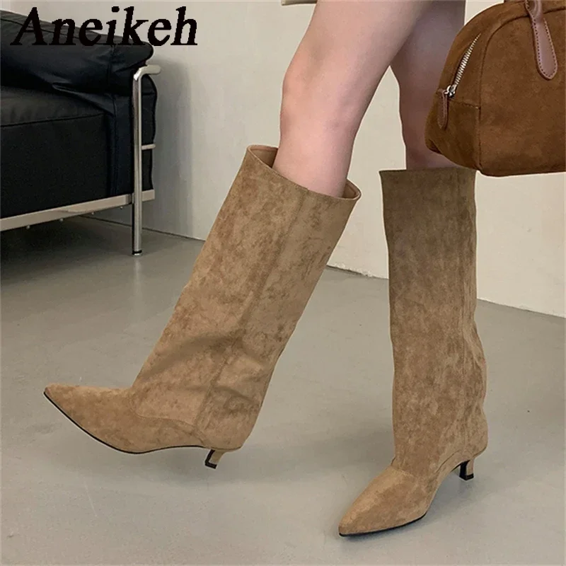 Aneikeh Sonbahar Kış Sivri Bur - Women'S Shoes Chelsea incelemesi ve fiyatı