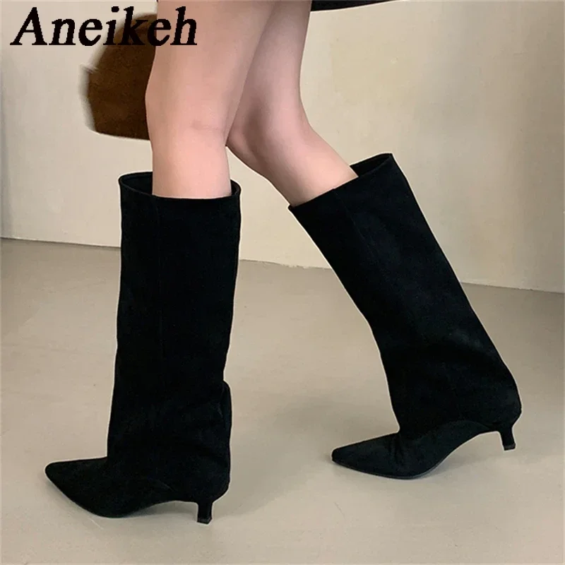 Aneikeh Sonbahar Kış Sivri Bur - Women'S Shoes Chelsea incelemesi ve fiyatı