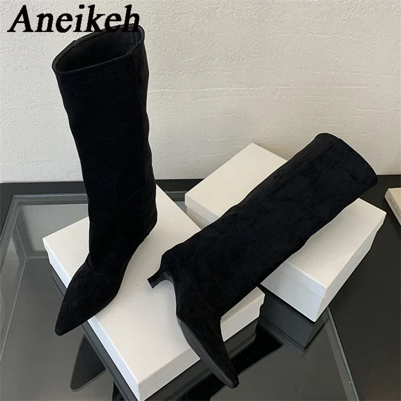 Aneikeh Sonbahar Kış Sivri Bur - Women'S Shoes Chelsea incelemesi ve fiyatı