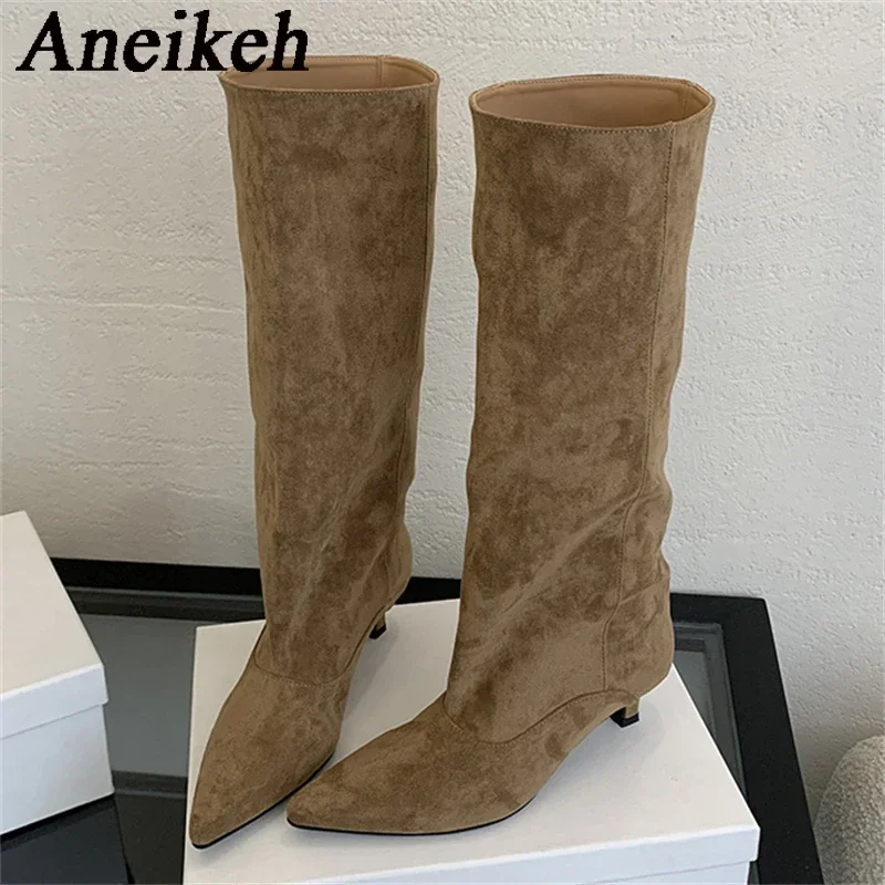 Aneikeh Sonbahar Kış Sivri Bur - Women'S Shoes Chelsea incelemesi ve fiyatı